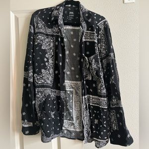 Zara Men’s Bandana Print Shirt